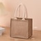 Linen Bags HandPainted Cotton Sacks Jute Portable Imitation Sacks For Shopping Stylish Laminated B 0