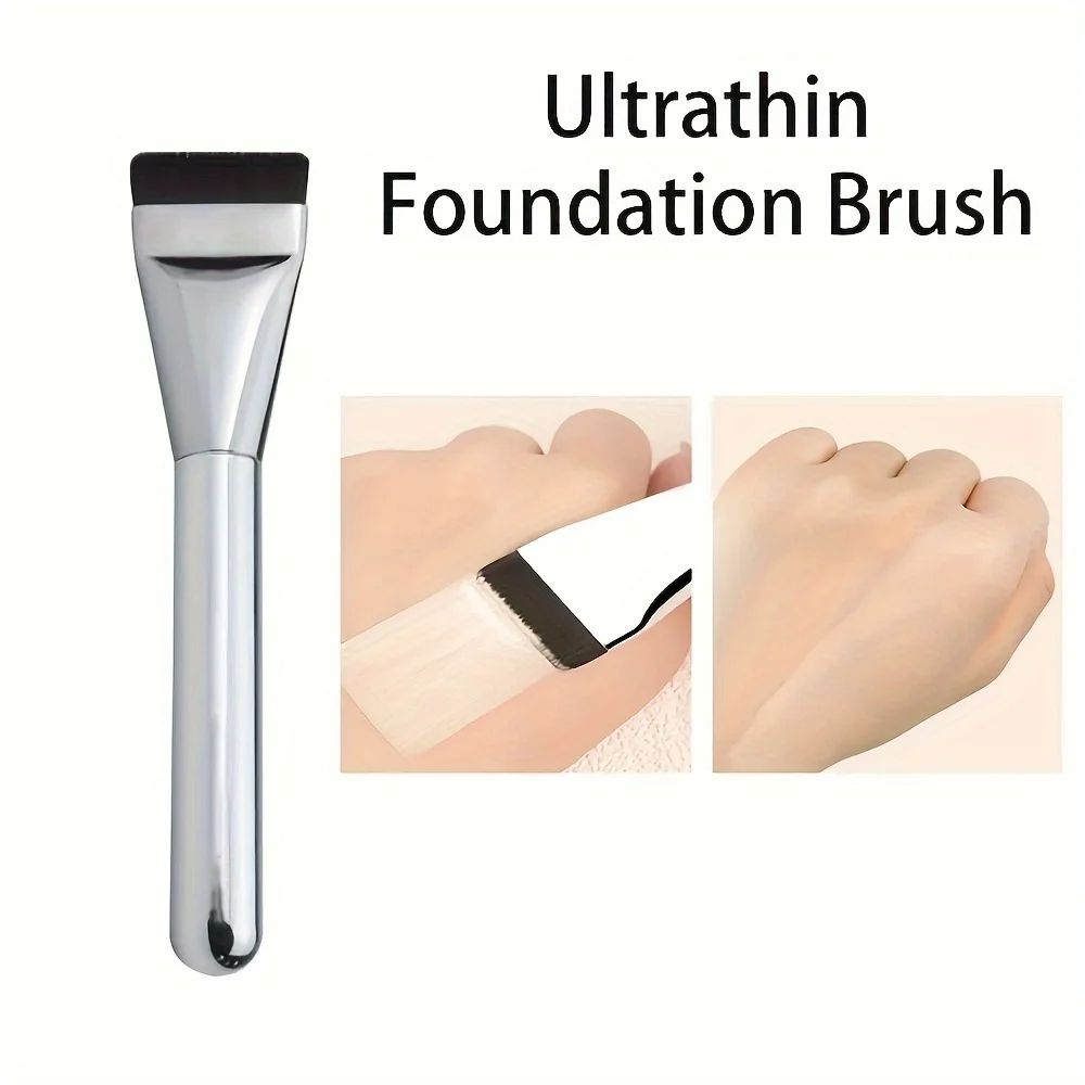 MultiUse Foundation UltraFine Hypoallergenic Nylon Bristle Oval Brush Ideal For Face Contouring Ble 4