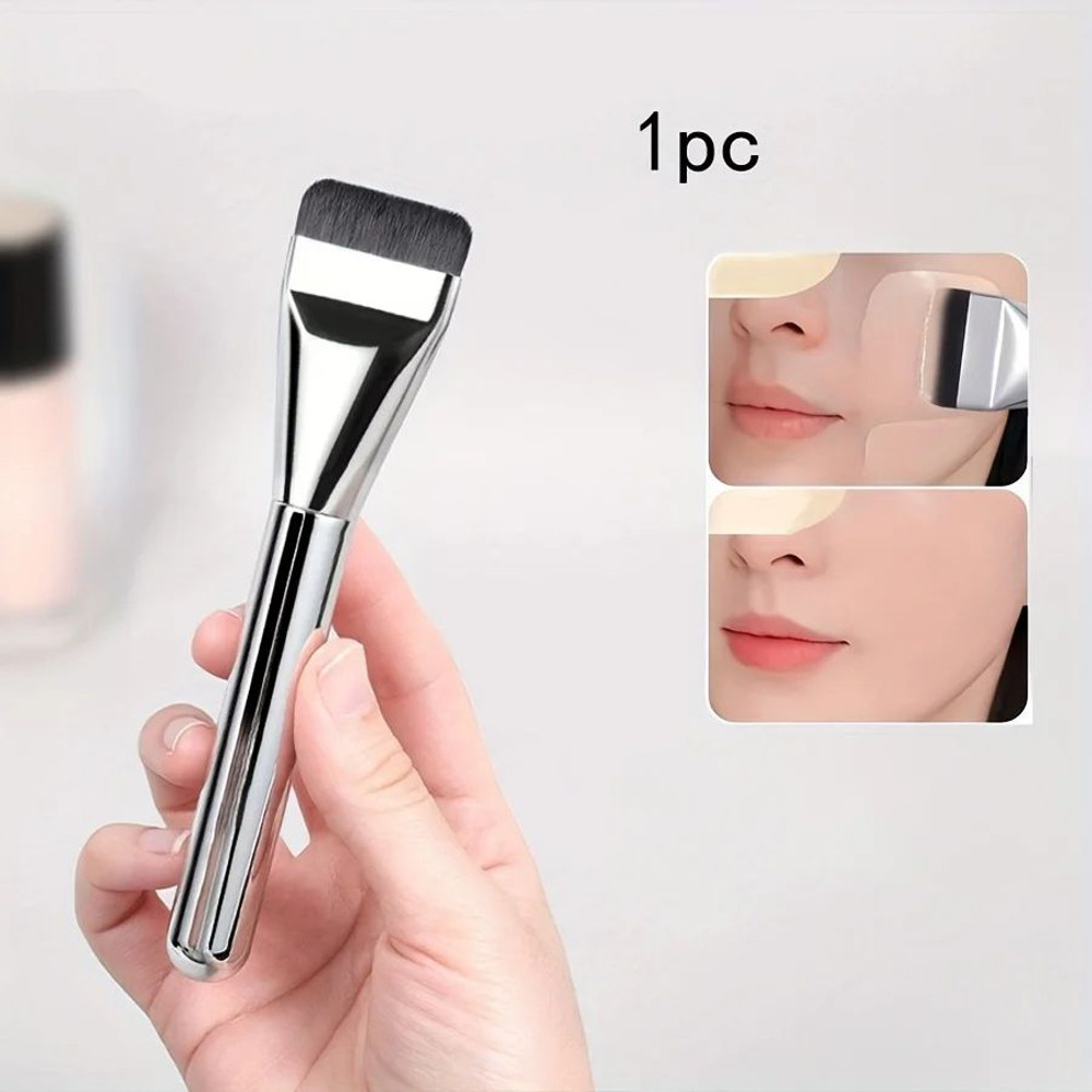 MultiUse Foundation UltraFine Hypoallergenic Nylon Bristle Oval Brush Ideal For Face Contouring Ble 6