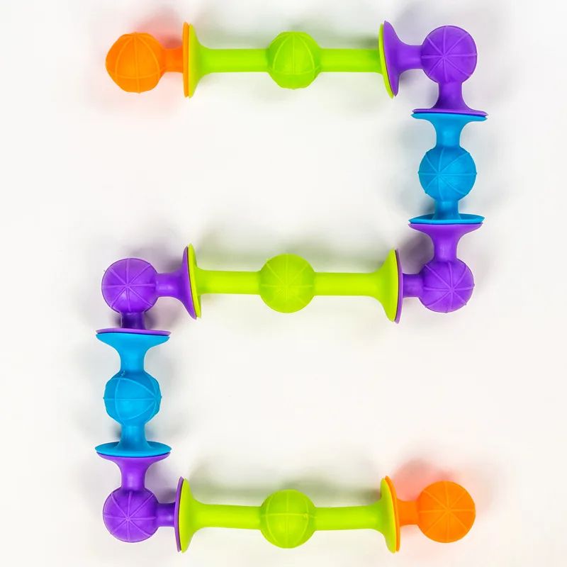Suction Cup Toy Set Soft Throw Darts Building Blocks Pop Sucker Fidget Toy For Kids  ParentChild In
