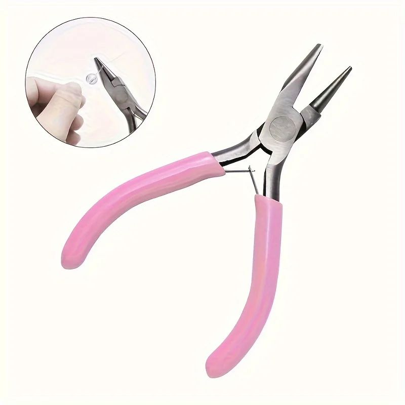 Professional Round Concave Pliers For Jewelry Making Mini Precision Wire Loop Tools For DIY Crafts 3