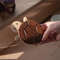 Black Walnut Solid Wood Turtle Insulation Mat Creative And Cute Antiscald Tea Coaster  Tableware Or 3