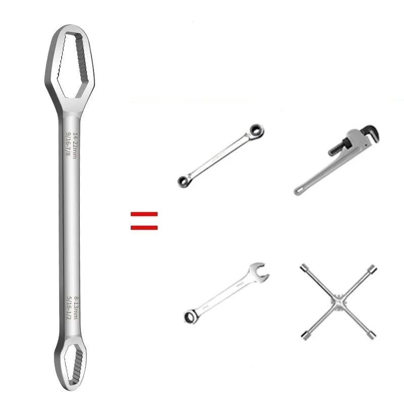 Universal Torx Wrench Adjustable Multifunction Board DoubleHead Spanner Repair Hand Tool For DIY  P 4