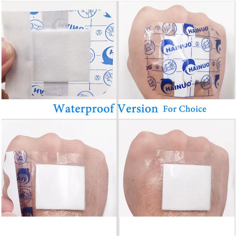Sterile Dressing Waterproof Breathable Cushion Adhesive Plaster Wound Hemostasis Sticker First Aid  5