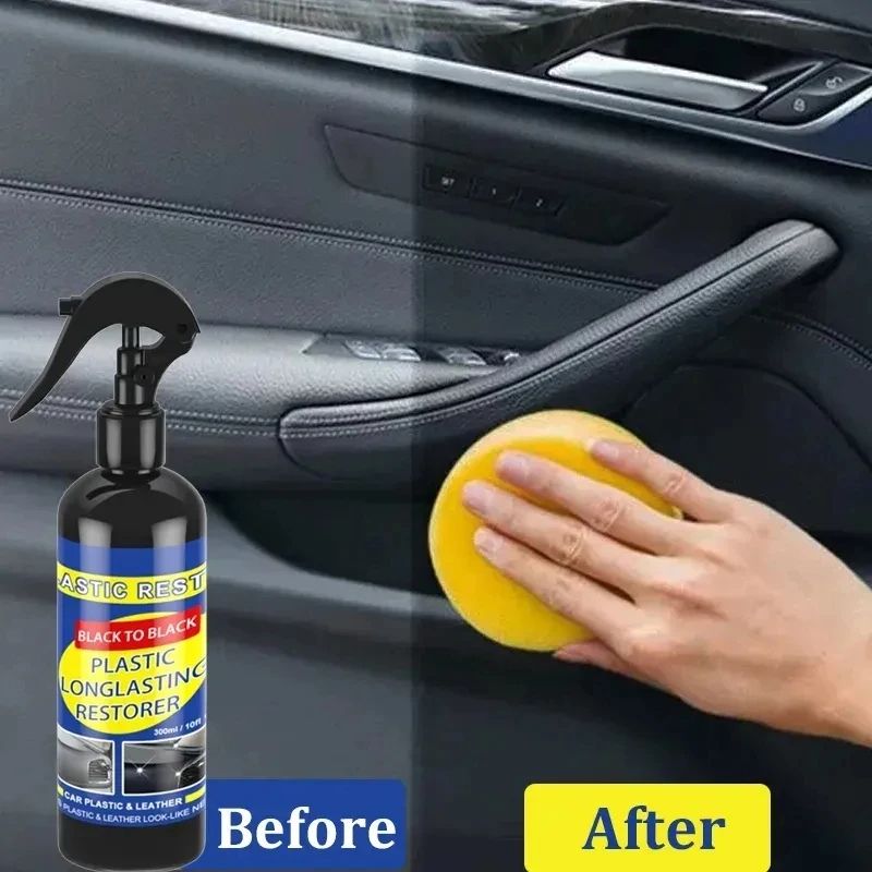 Auto Plastic Rubber Exterior Restorer Car Plastic Restorer Coating Agent To Clean Refresh Seal For 1