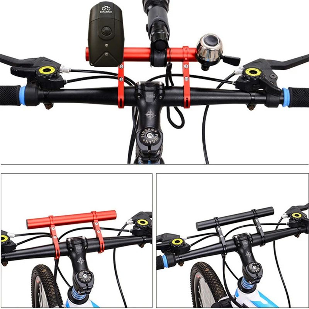 Mountain Bike Handlebar Extender Rack Extended Bar Bracket For Road  MTB Headlight Mount And Access 2