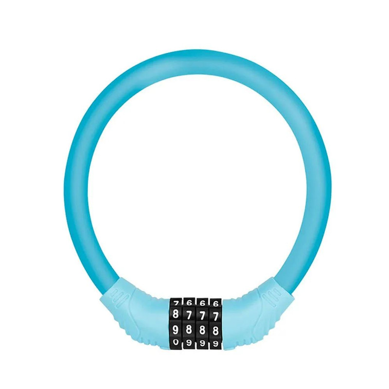 Stainless Steel Digital Code Bicycle Lock AntiTheft Cable Lock With Digit Combination Padlock For S