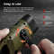 Solar Powered Hand Crank LED Flashlight LongRange Portable Tent Light  Emergency Torch For Camping  1