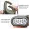 Solar Powered Hand Crank LED Flashlight LongRange Portable Tent Light  Emergency Torch For Camping  4