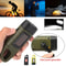 Solar Powered Hand Crank LED Flashlight LongRange Portable Tent Light Emergency Torch For Camping 5