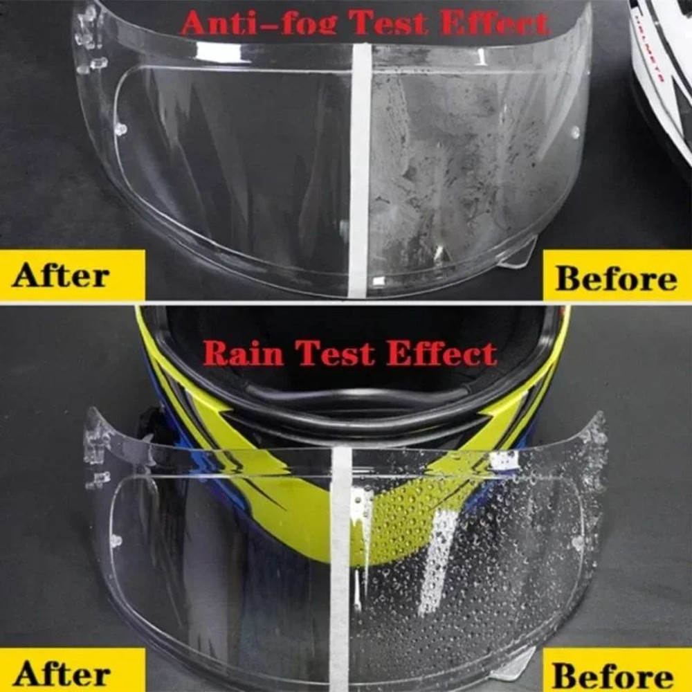 Antifog Rainproof Film For Motorcycle Helmet Lens Durable Nano Coating Sticker For Clear Vision Es