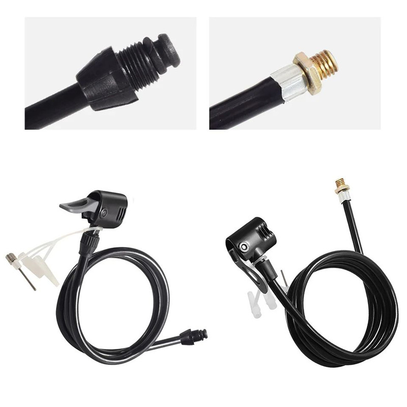 Bicycle Air Pump Extension Tube Hose Connector For Bike Tire Inflator Durable Nozzle Accessories Fo 2