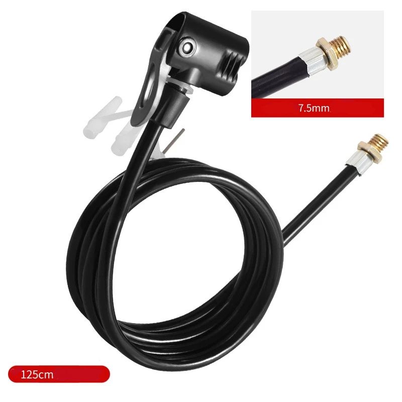 Bicycle Air Pump Extension Tube Hose Connector For Bike Tire Inflator Durable Nozzle Accessories Fo 6