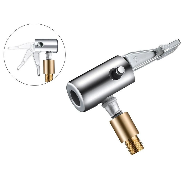 Portable Inflatable Pump For Car Tire Air Chuck Compressor Tire Inflator With Barb Connector Hose R 1