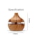 Ultrasonic Wood Grain Humidifier Electric Aroma Air Diffuser Essential Oil Cool Mist Maker For Home 4