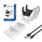 GAMINJA Dual Controller Charging Stand For PlayStation Fast Controller Charger Station With AC Adap 5