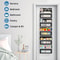 Shelf Hanging Storage Organizer For Behind Door AntiTilt Design With 5 Large Capacity Pockets Perf 3