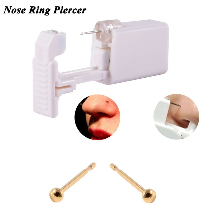 Disposable Safe Sterile Piercing Unit New Generation Nose Piercing Gun For Gem Studs Professional 10