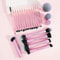 MAANGE Pro Makeup Brushes Double Ended Foundation Concealer Blush Eyeshadow Brush Kit For Liquid 8