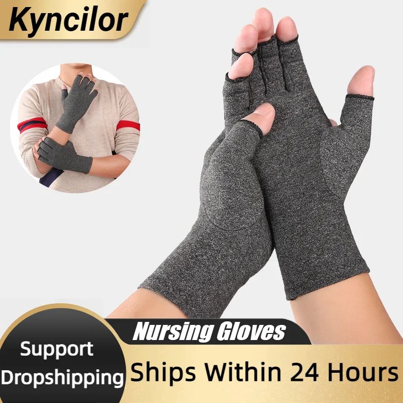 Arthritis Gloves For Joint Pain Relief Cotton Wrist Support Hand Brace For Women Men Therapy Wristb 1