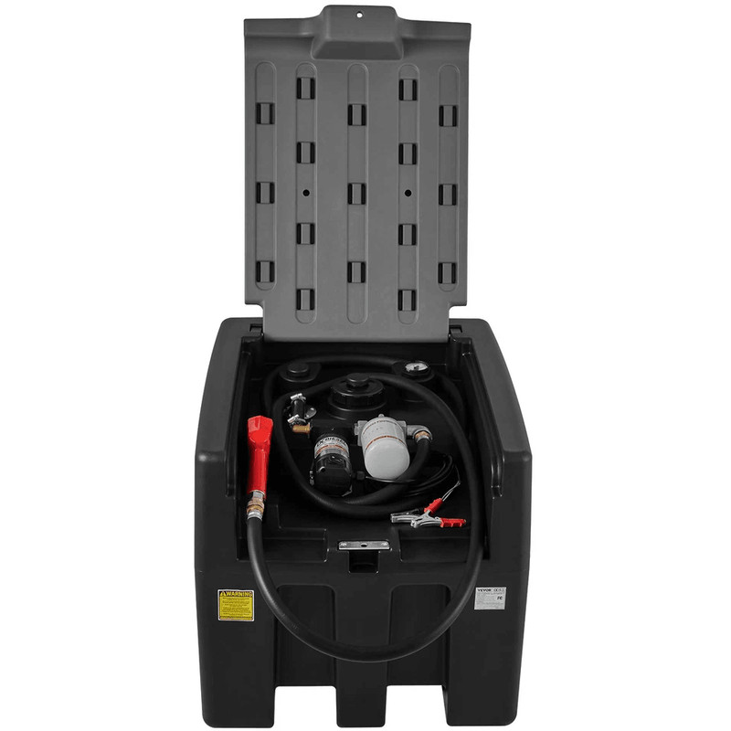 Portable Diesel Tank Oil Fuel Tank With Electric Transfer Pump Mobile Fuel Storage For Trucks Farms 7