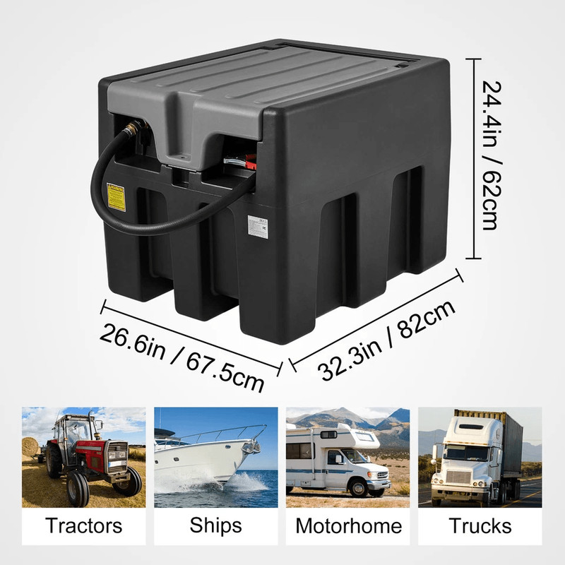 Portable Diesel Tank Oil Fuel Tank With Electric Transfer Pump Mobile Fuel Storage For Trucks Farms 6