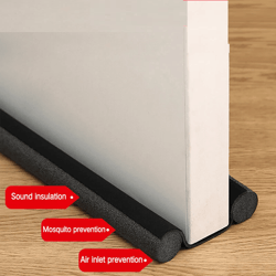 premium under door bottom seal strip stopper, door draft guard, soundproof insulation strip for home & office noise