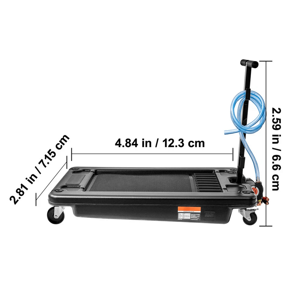 Low Profile Oil Drain Pan With Electric Pump Mobile Oil Collection System For Quick Clean Fluid Cha 6