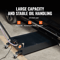Low Profile Oil Drain Pan With Electric Pump Mobile Oil Collection System For Quick Clean Fluid Cha 4