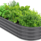 Galvanized Raised Garden Bed Outdoor Planter Boxes For Vegetables Durable Metal Planters By Utopia 0