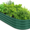 Galvanized Raised Garden Bed Outdoor Planter Boxes For Vegetables Durable Metal Planters By Utopia 4