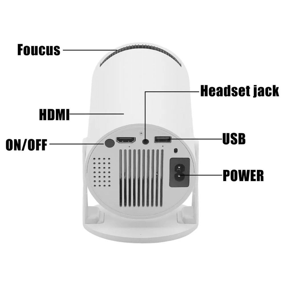 4K Mini Projector Lumen LED UHD WiFi Bluetooth Portable Home Theater Projector For Indoor Outdoor 14