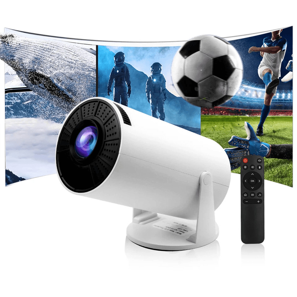 4K Mini Projector Lumen LED UHD WiFi Bluetooth Portable Home Theater Projector For Indoor Outdoor 12