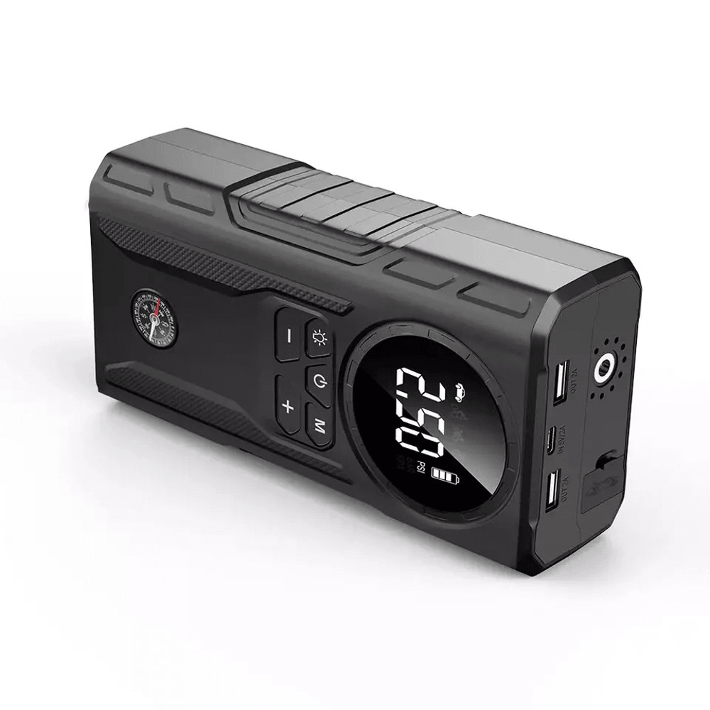 MultiFunction Car Jump Starter Booster Jumper Box Power Bank Battery Charger Air Pump For Vehicle