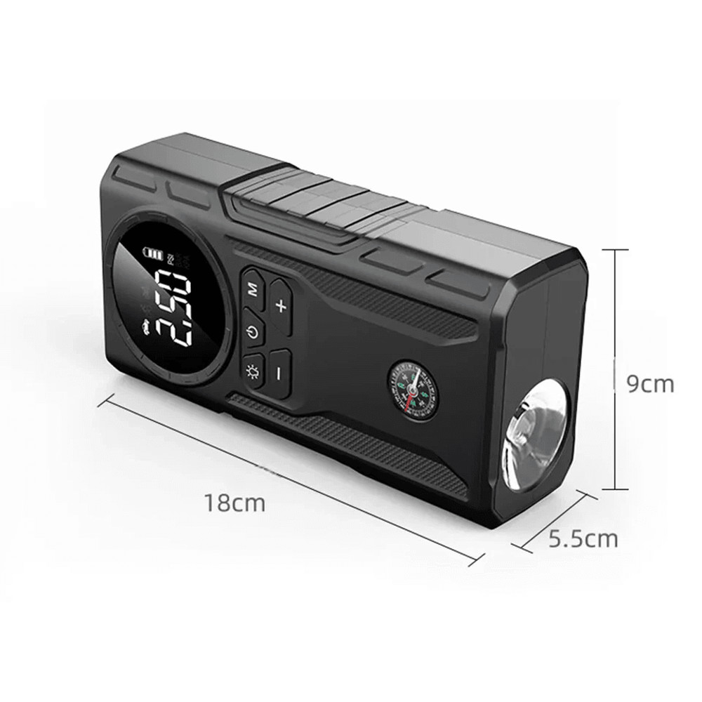 MultiFunction Car Jump Starter Booster Jumper Box Power Bank Battery Charger Air Pump For Vehicle