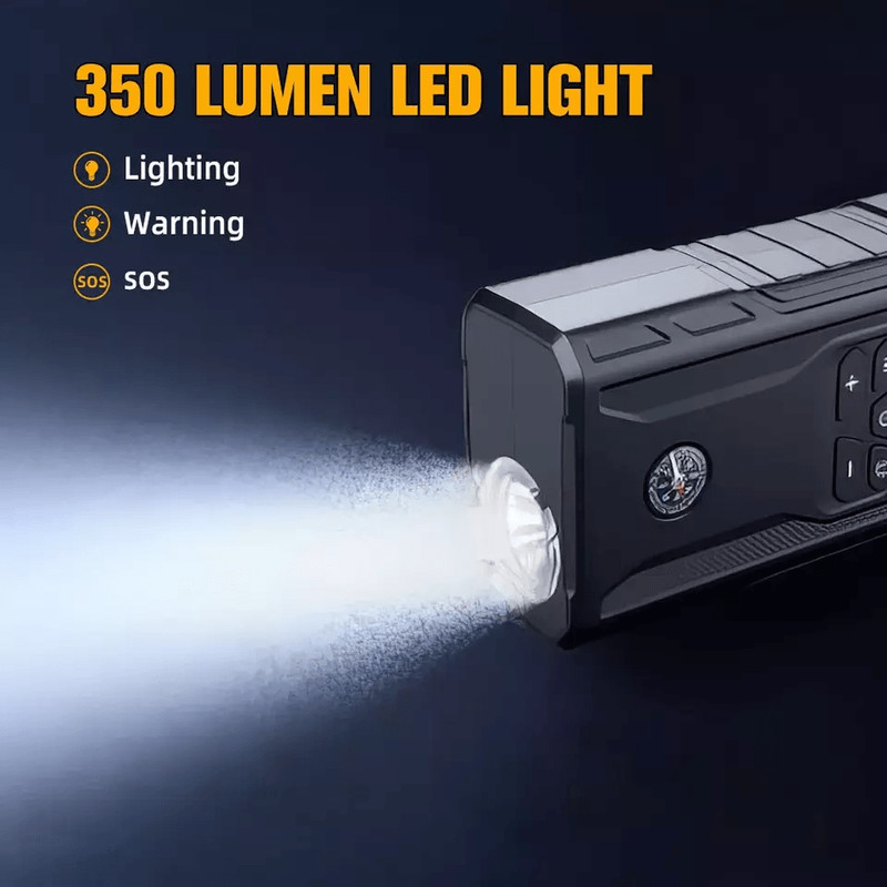 MultiFunction Car Jump Starter Booster Jumper Box Power Bank Battery Charger Air Pump For Vehicle