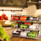 Stackable Can Rack Organizer For Pantry Holds Cans Utopia Kitchen Durable Can Organizer Storage Rac