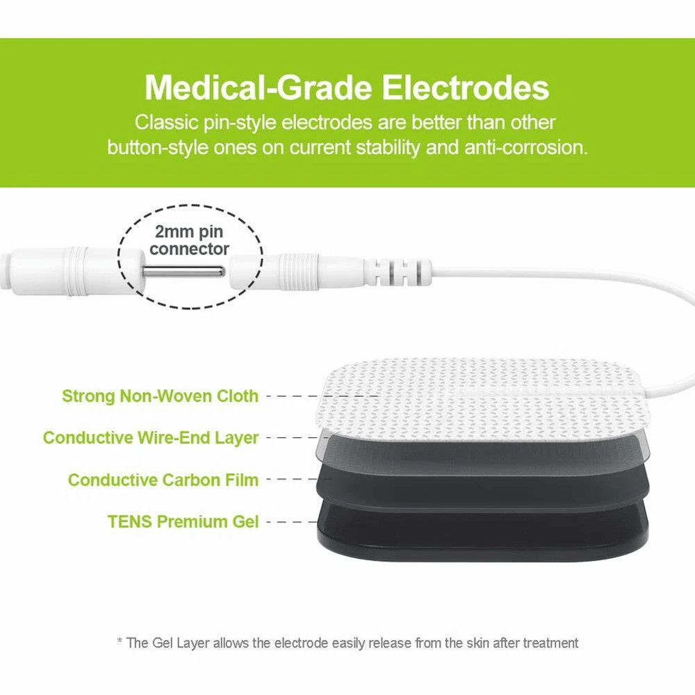 Bulk TENS Electrode Pads EMS Replacement Unit Muscle Stimulator Pads For Nerve Pain Muscle Recover 3