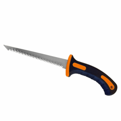 heavy-duty utility wallboard drywall jab saw, rubber grip hand saw for sheetrock, wood, and panel cutting, durable
