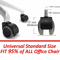 Universal Fit Office Chair Caster Wheels Set Replacement Swivel Office Chair Wheels Heavy Duty Roll 1