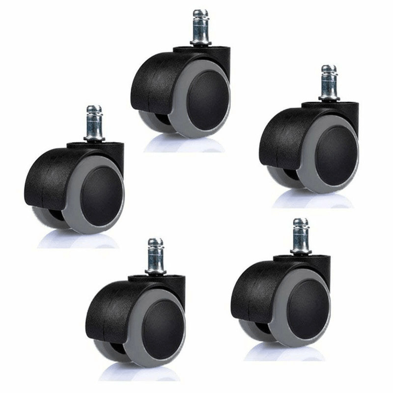 Universal Fit Office Chair Caster Wheels Set Replacement Swivel Office Chair Wheels Heavy Duty Roll 4