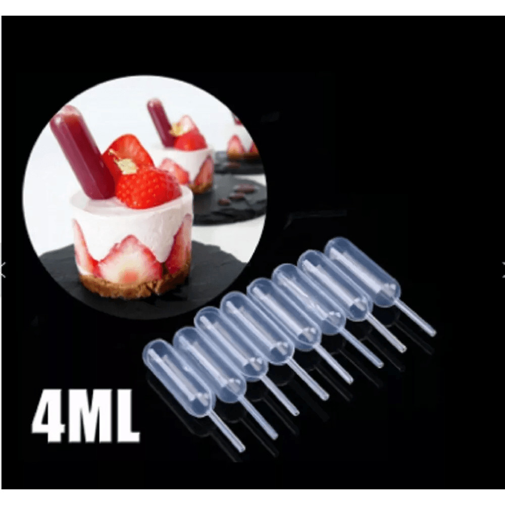 Plastic Squeeze Pipette Droppers Disposable Transfer Tools For Cupcakes Ice Cream Desserts Baking C 6