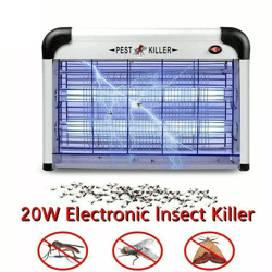 electric lamp insect killer mosquito zapper, bug pest fly trap light for indoor & lawn use