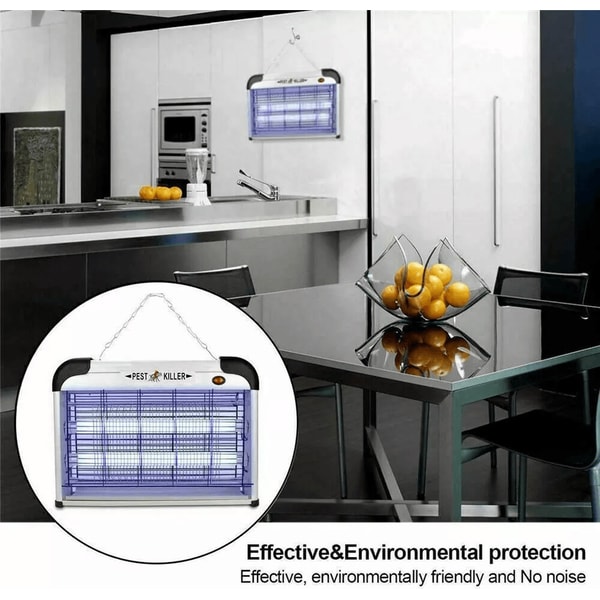 Electric Lamp Insect Killer Mosquito Zapper Bug Pest Fly Trap Light For Indoor Lawn Use 8