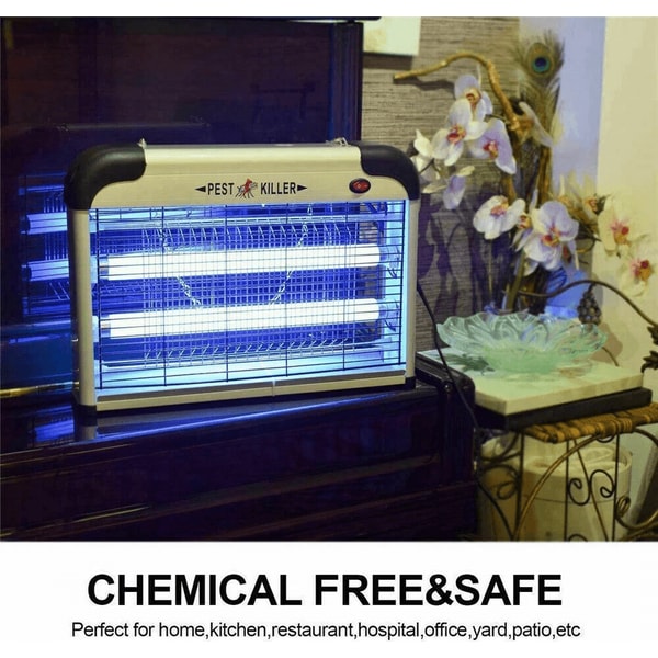 Electric Lamp Insect Killer Mosquito Zapper Bug Pest Fly Trap Light For Indoor Lawn Use 5