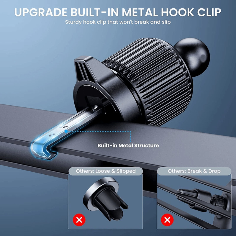 Universal Car Air Vent Phone Holder Stand Mount For IPhone Samsung Android Adjustable Truck Mobile 3