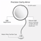Gooseneck Magnifying Makeup Mirror With LED Light Adjustable Magnification Bathroom Vanity Mirror F 5