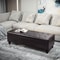 51 Tufted Top Storage Ottoman Bench Large PU Leather Organizer Chair Footstool With Ample Space 0