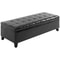 51 Tufted Top Storage Ottoman Bench Large PU Leather Organizer Chair Footstool With Ample Space 12