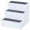 3Step Wood Pet Stairs With NonSlip Carpet Safe Ramp For Cats Small Dogs 1